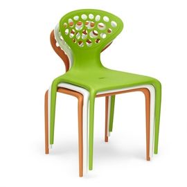 home furniture stackable plastic bistro chair PC121