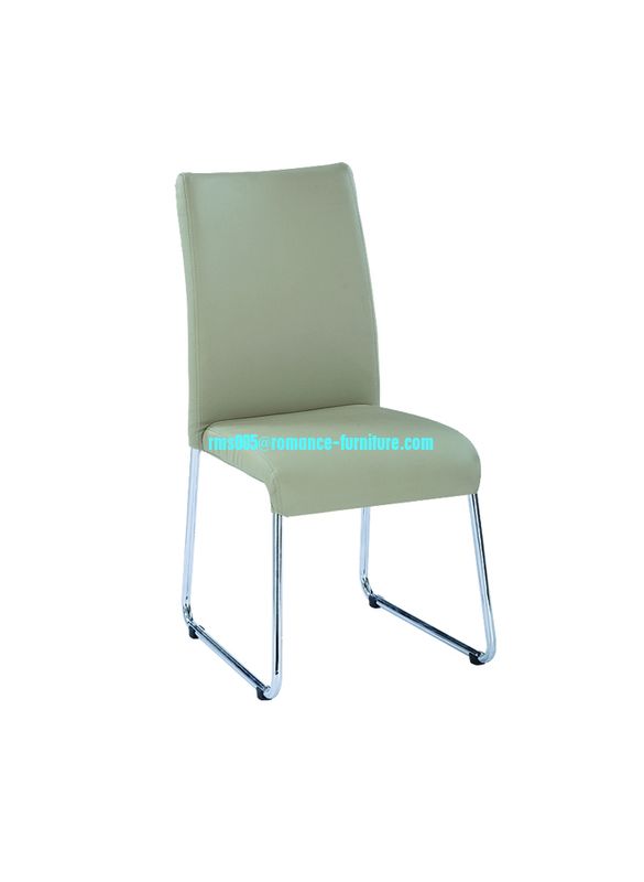 chromed-plated/soft leather Ding chair C083-1