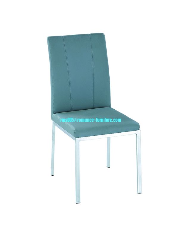 chromed-plated/soft leather Ding chair C085