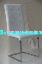 chromed-plated/soft leather Ding chair C943