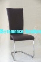 chromed-plated/soft leather Ding chair C952