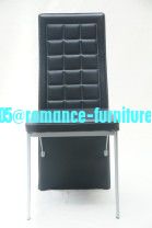 modern design black soft leather dining chair  C961