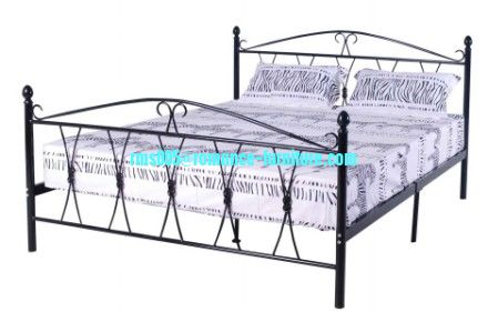 double metal bed design furniture  B024