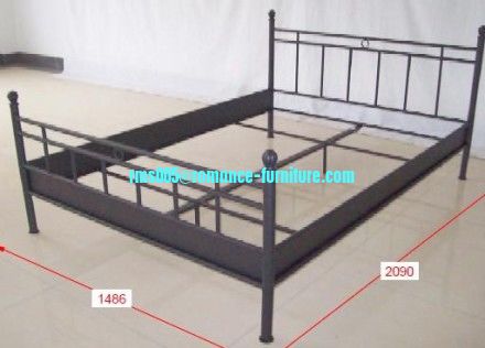 china double metal bed frame cheap metal bed  B041
