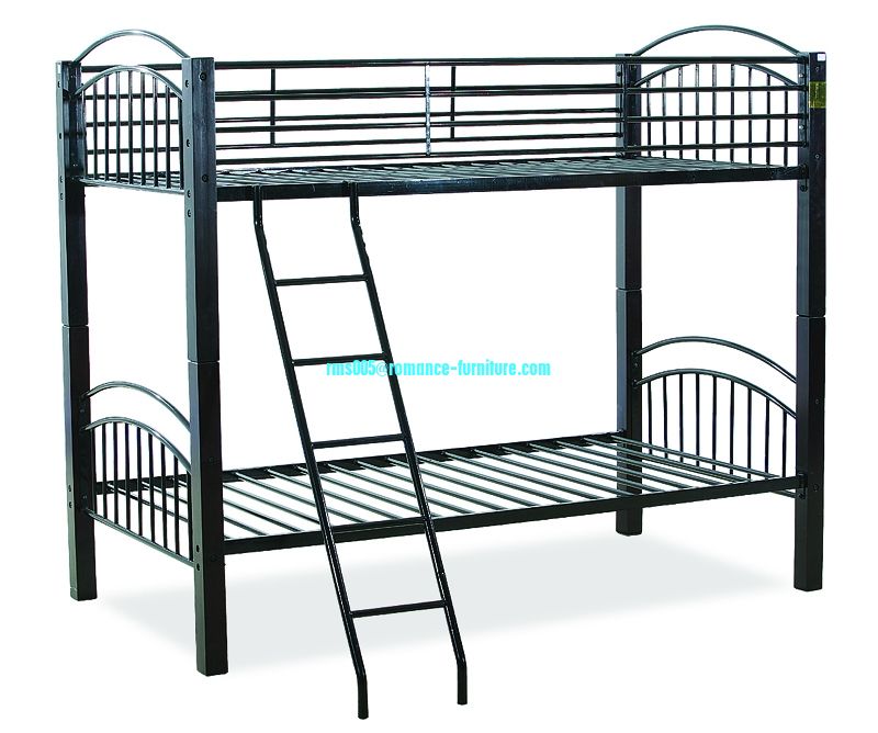 hot sale metal tube bed frame heavy duty steel metal bunk bed B054