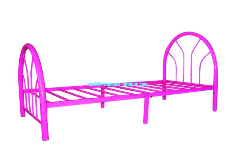 bright color single metal beds made in China  B063