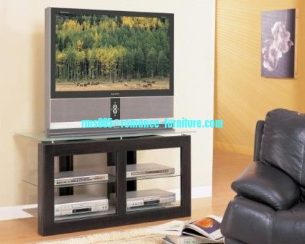 TV stands.stube with powder coating/8mm tempered glass TV002