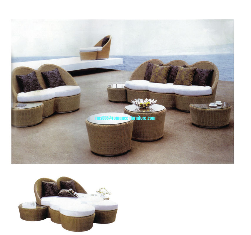 vogue design outdoor sofa rattan/outdoor set furniture E-520
