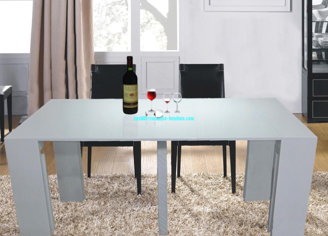 MDF with white high gloss finishing,Dining table HT001