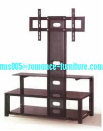 powder coated/8mm tempered glass TV stand TV030