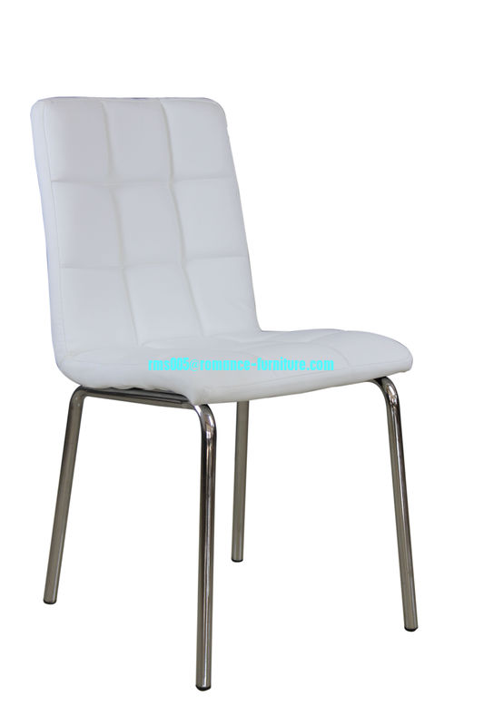 chromed-plated/soft leather Ding chair C315