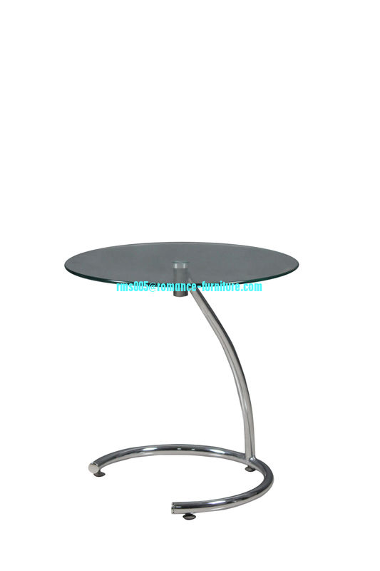 Metal chromed legs/tempered glass tea table/coffee table A339