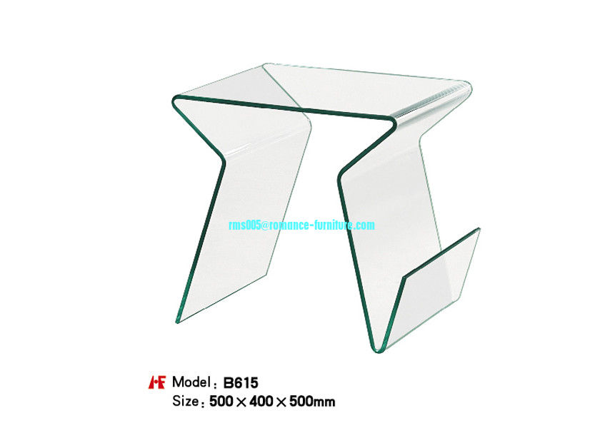 bent glass coffee table modern tea table design B615