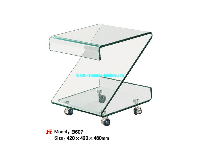 Hot bending glass/tempered glass tea table/coffee table/end table B607