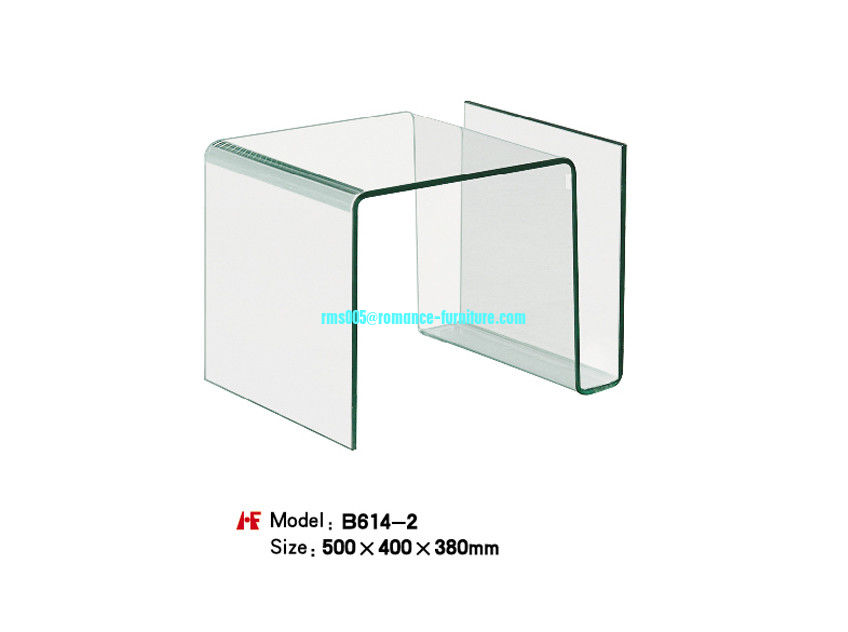 coffee table,Hot bending glass/tempered glass tea table/coffee table/end table B614-2