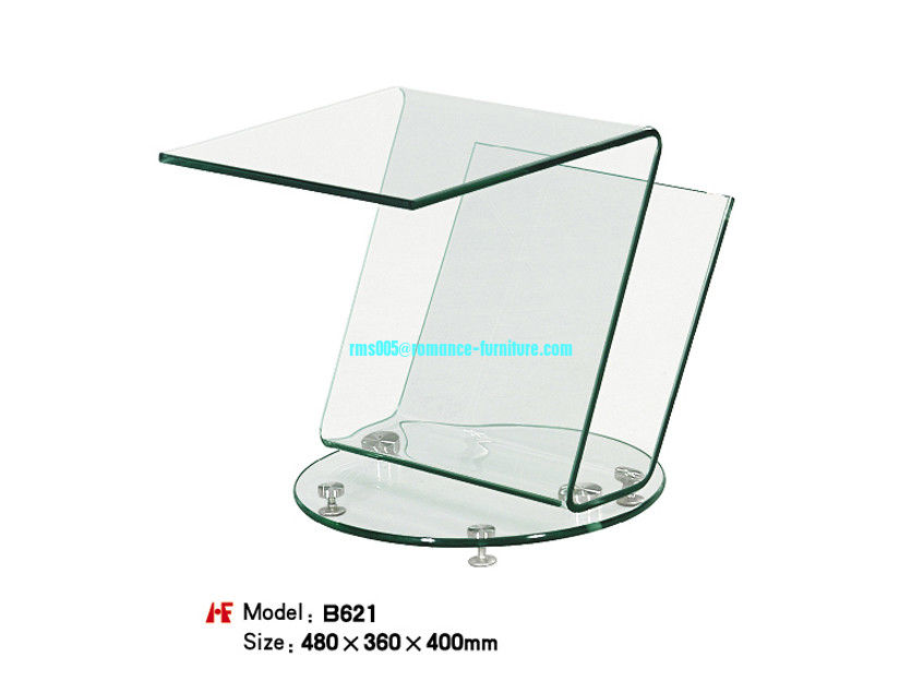 high quality hot bent glass coffee table B621