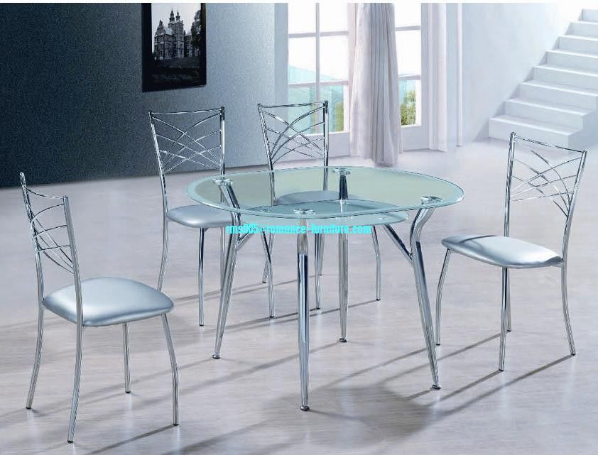 dining room furniture round dining table set modern T422-1