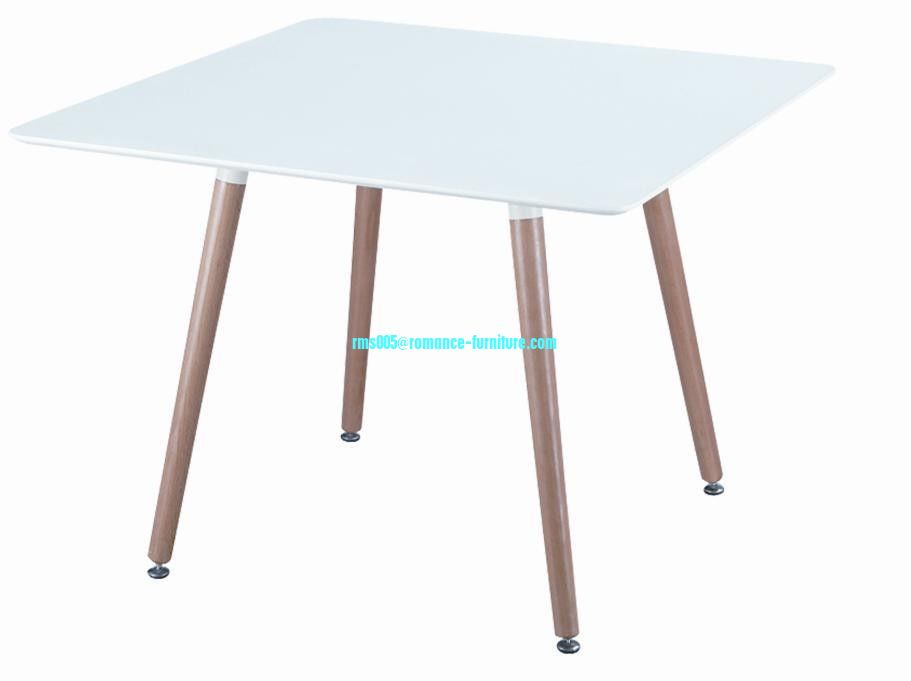 modern design MDF with painting dining table eames table and eames chairs PT002