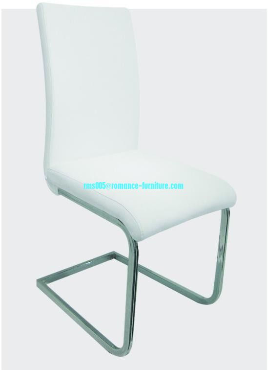 soft PU /chrome witn steel legs dining chair C1447