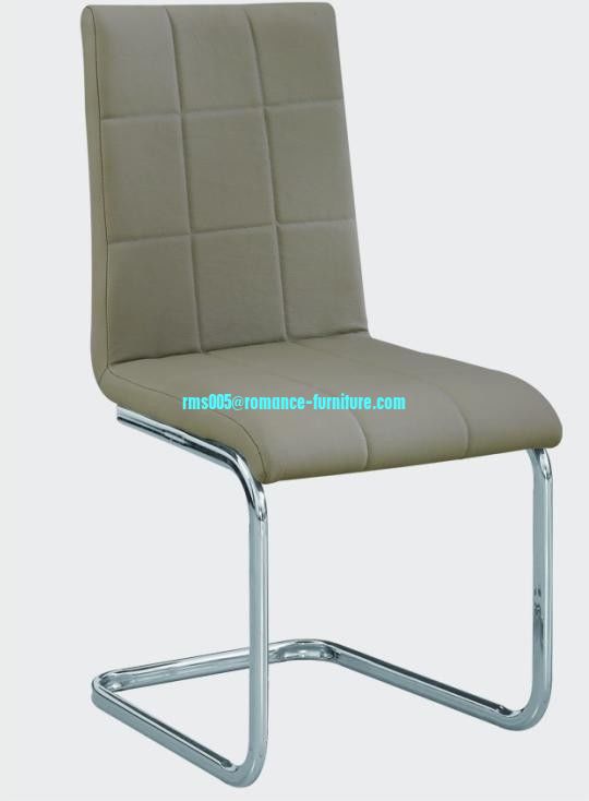 soft PU /chrome witn steel legs dining chair C1539
