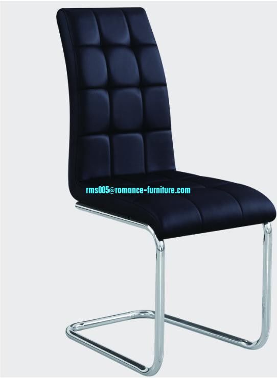 soft PU /chrome witn steel legs dining chair C1548