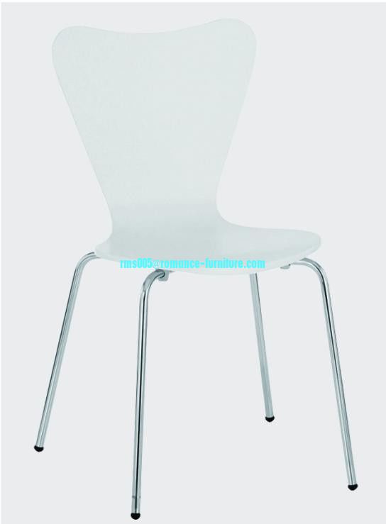 PP  seat/ chrome with  steel legs dining chair C1402