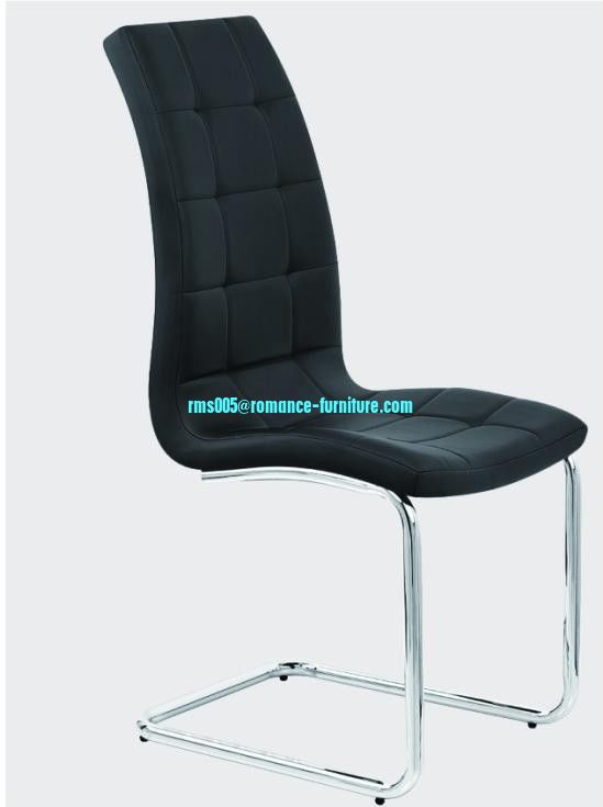 soft PU /chrome witn steel legs dining chair C1403