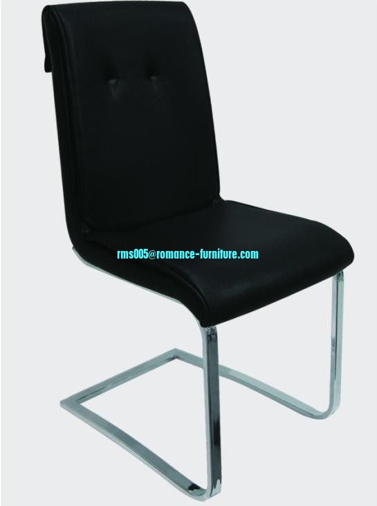 soft PU /chrome witn steel legs dining chair C1576
