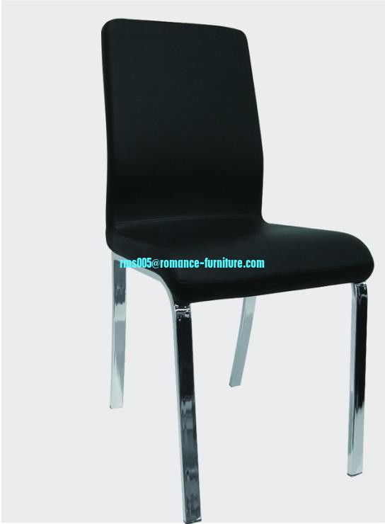 soft PU /chrome witn steel legs dining chair C1461