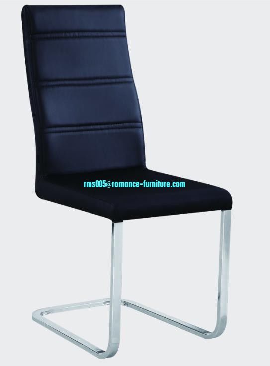 soft PU /chrome witn steel legs dining chair C1573