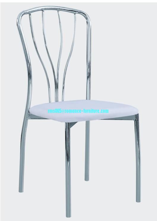soft PU /chrome witn steel legs dining chair C1532
