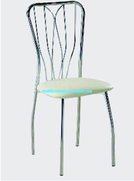 soft PU /chrome witn steel legs dining chair C843