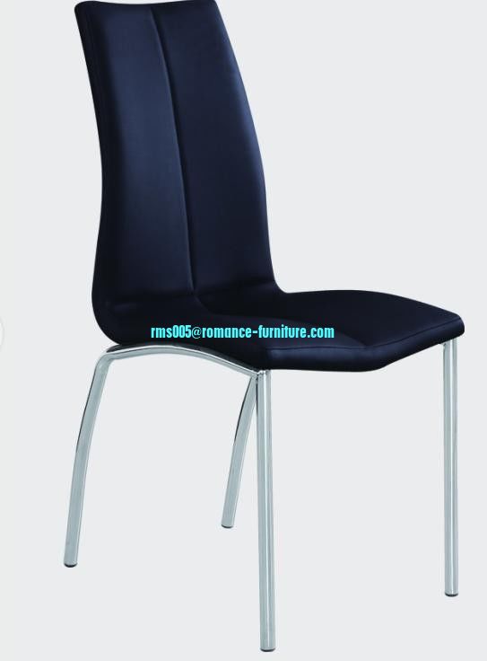 soft PU /chrome witn steel legs dining chair C1546