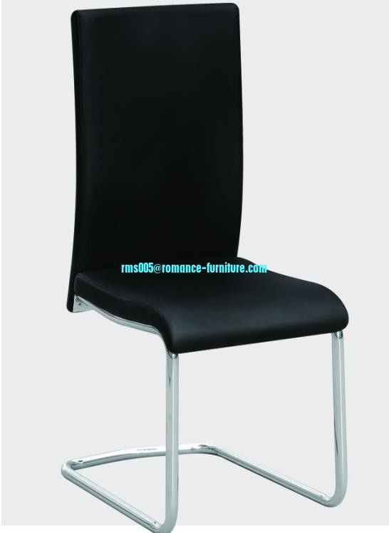soft PU /chrome witn steel legs dining chair C1563