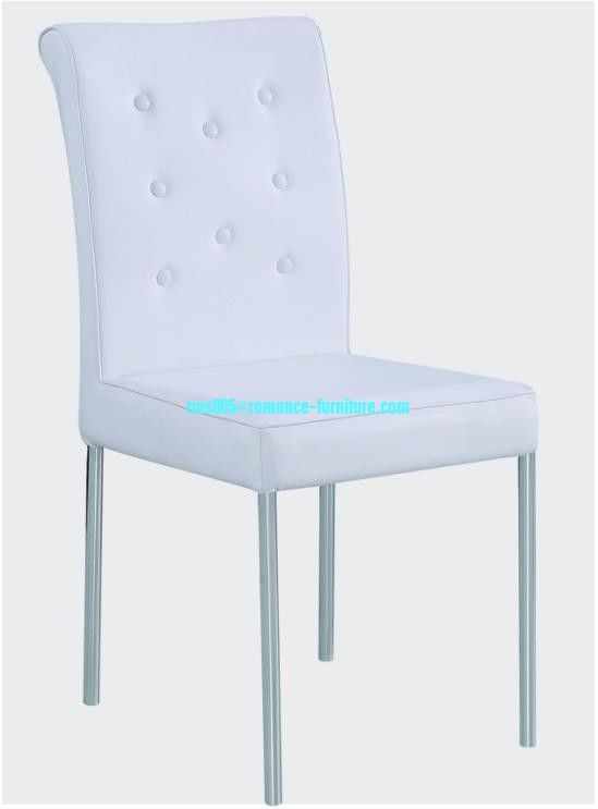 soft PU /chrome witn steel legs dining chair C1535