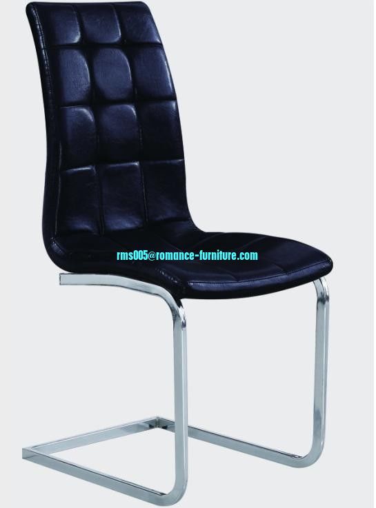 soft PU /chrome witn steel legs dining chair C1446-1