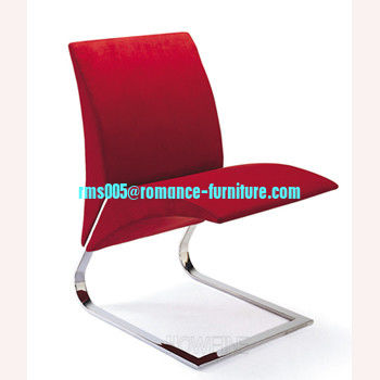 soft PU /chrome witn steel legs dining chair C1426