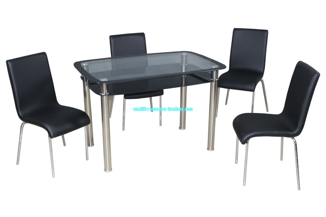 4 seats glass dining table philippine dining table set T309