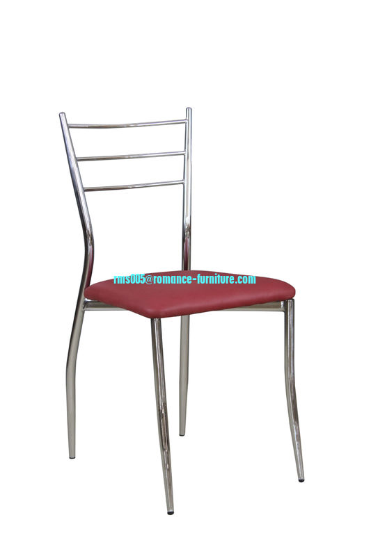 chromed-plated/soft leather Ding chair C920-1
