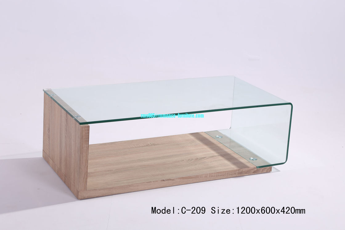 Hot bending glass/tempered glass tea table/coffee table/end table C-209