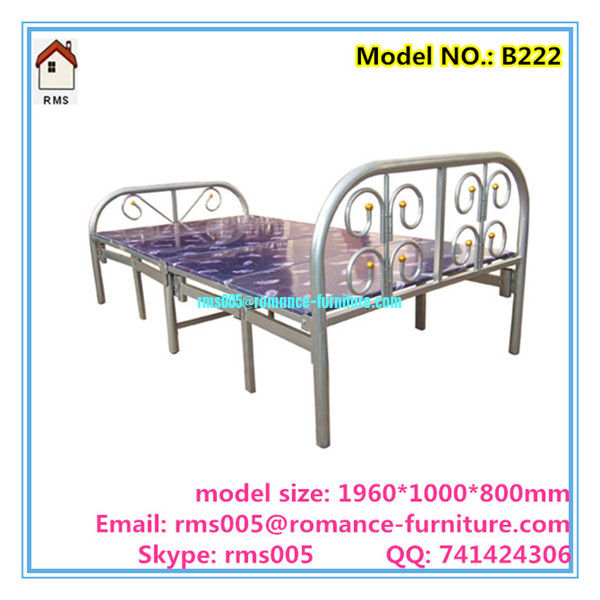 china furniture manufacture bedroom metal furniture opular metal folding bed B222
