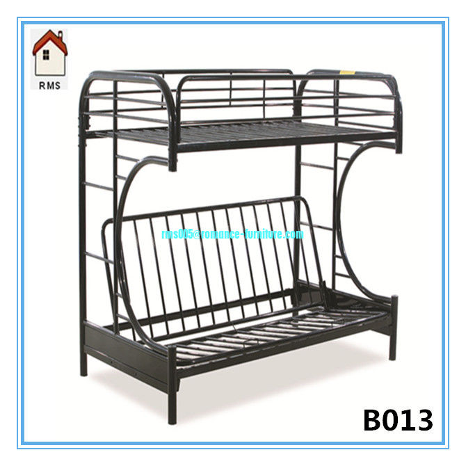 C shape metal double bunk bed metal sofa bunk bed B013