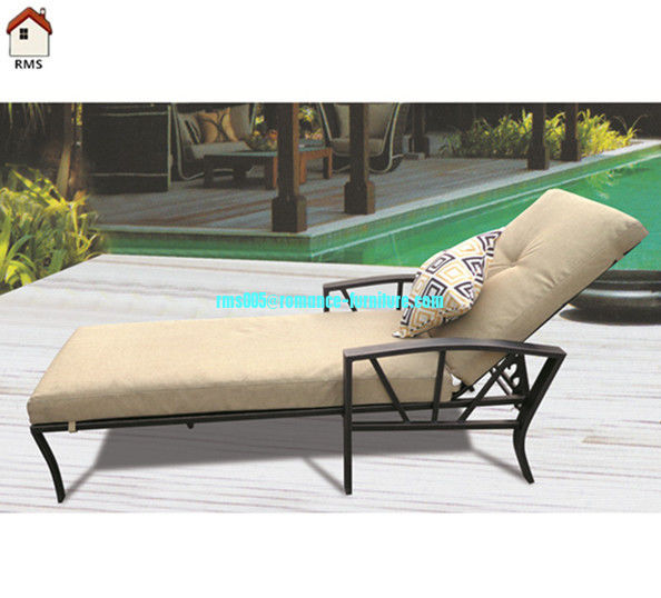 comfortable outdoor rattan leisure chaise lounge RMS-0002
