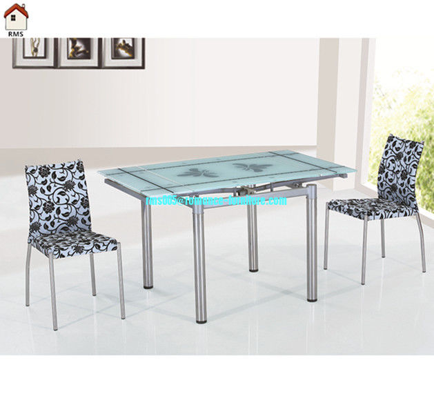 hot sale extendable glass dining table T063