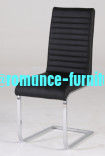 hot sale high quality black leather dining chair C1645