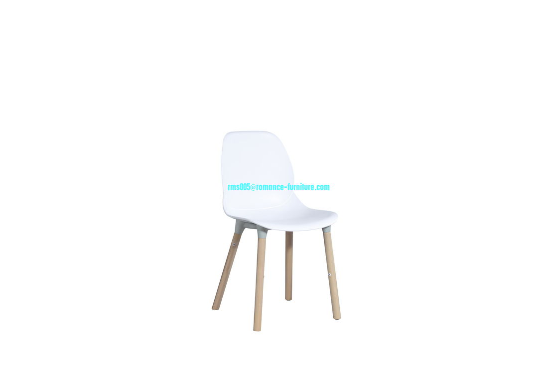hot sale high quality PP/wood legs dining chair PC1704