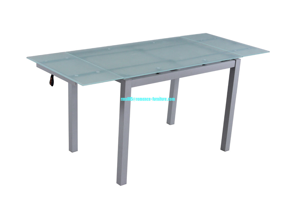 hot sale sanded tempered glass dining table T308