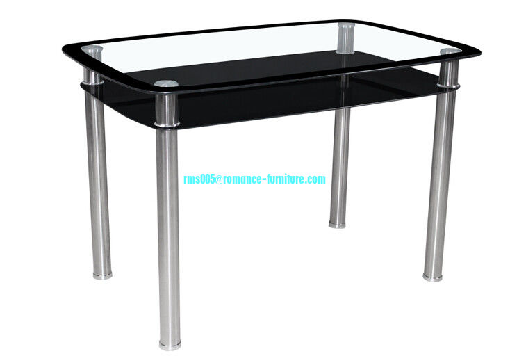 hot sanle high quality tempered glass dining table T309