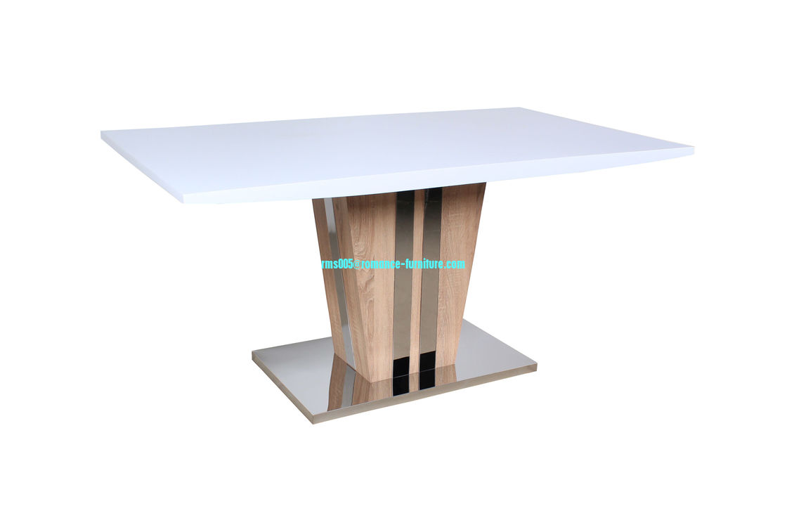 hot sale MDF high gloss dining table T621