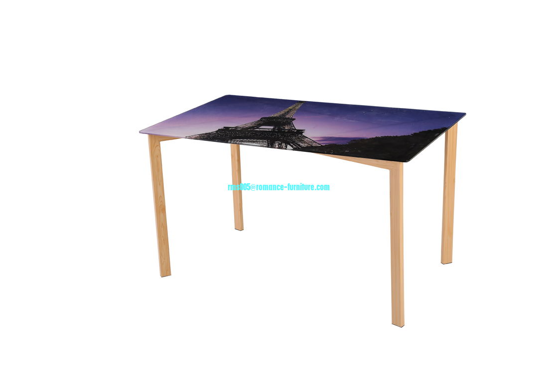 hot sale tempered glass dining table T636